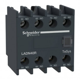 Bloc de contacts auxiliaires frontaux Schneider Electric - 4F - 1mA - Bornes vis-étriers