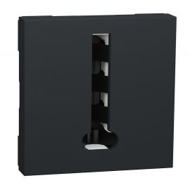 Prise téléphonique Unica - 2 modules - Anthracite