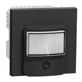 Détecteur de mouvements avec poussoir Unica - 230V - 10A - Anthracite