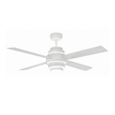 Ventilateur plafonnier Disc Fan Faro - 18m² à 28m² - Ø132cm - Blanc