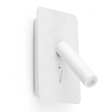 Lampe applique Suau LED - Blanc - Avec ampoule - USB