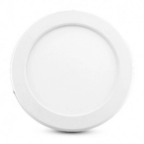 Plafonnier LED - 6W - Non Dimmable - ø125mm - Blanc - Avec ampoule