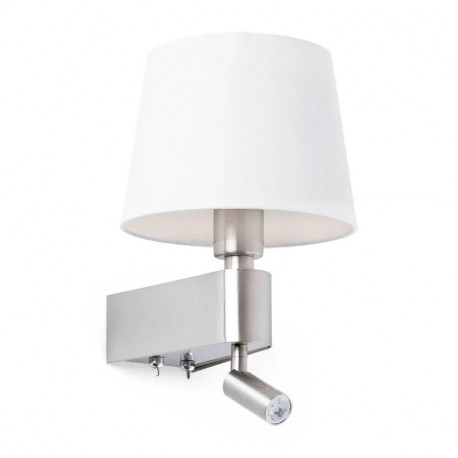 Applique intérieure ROOM - Sans ampoule - E27 - Blanc