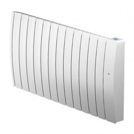 Radiateur électrique connecté Sloop Intuis - 1500W - horizontal - fluide - blanc