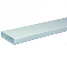 Conduit PVC rigide rectangulaire TR Plat - 55 x 110mm - Longueur 1,5m