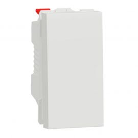 Va-et-vient Unica - 1 module - 10AX - Blanc antimicrobien