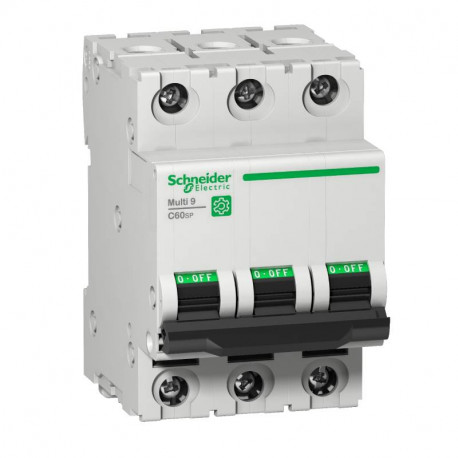Disjoncteur miniature 50A Multi9 C60SP Schneider Electric - 3 pôles - 5kA / 480Y-277V - Courbe B - Norme UL1077