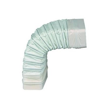 Coude à angle variable 0°-90° CAV pour conduit rectangulaire PVC rigide - 55 x 220mm
