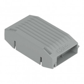 Gelbox Wago pour conducteurs - Sans bornes de raccordement - Connexion traversante - Taille 1 - Gris