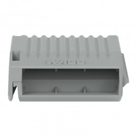 Gelbox Wago pour conducteurs - Sans bornes de raccordement - Connexion traversante - Taille 2 - Gris