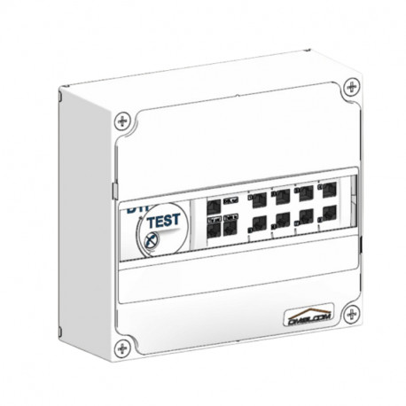 Coffret de communication compact Omelcom - Brasseur multimédia Grade 1