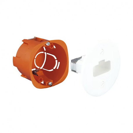 Boîte d'applique avec couvercle DCL Eur'ohm - Ø54mm