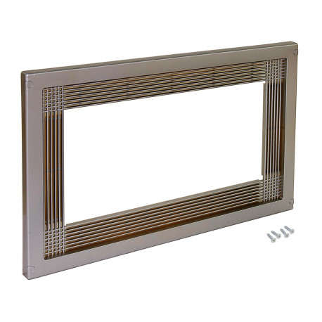 Cadre micro-ondes Emuca - 600x400mm - Plastique nickel satiné