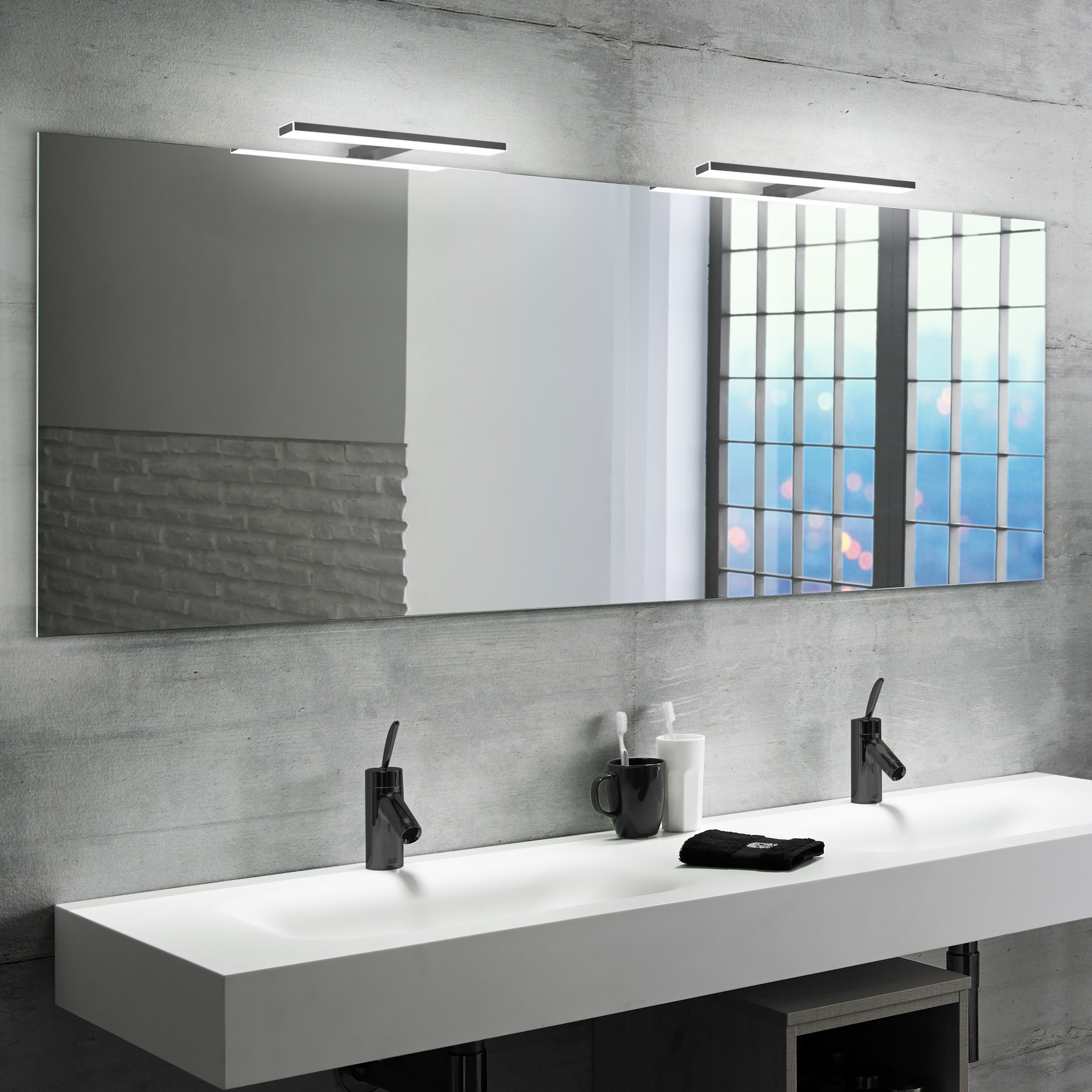 [Emuca] Spot LED pour miroir de salle de bain Leo - 5150114