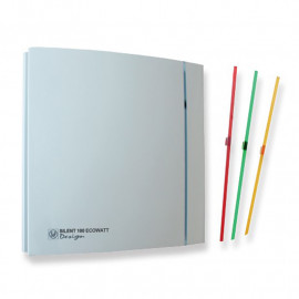 Aérateur avec clapet anti-retour Silent Design Ecowatt S&P - 12V - 6W - Blanc