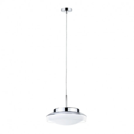 Luminaire en suspension LED Luena Paulmann - Avec ampoule - 11,5W - IP44 - 600lm - 3000K - Verre/chrome