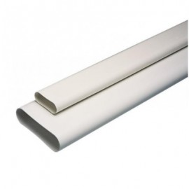 Conduit rigide PVC Minigaine oblong - 60 x 200mm - Longueur 3m