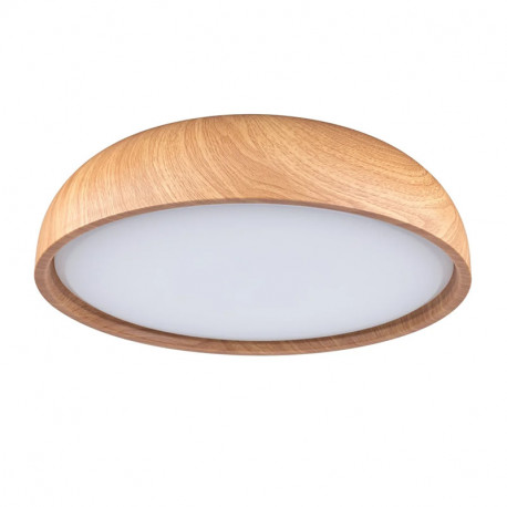 Plafonnier LED Oka Paulmann - Avec ampoule - 24W - 3000K - 950lm - Bois