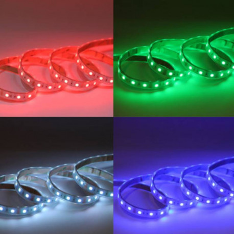 Ruban LED Miidex - 9W/m - RGB - 12Vdc - 5m - IP67 - Dimmable