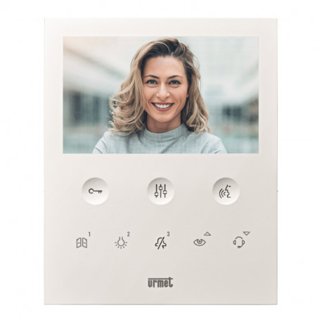 Moniteur mains-libres VOG5 Urmet - Écran couleur - 5" - Blanc