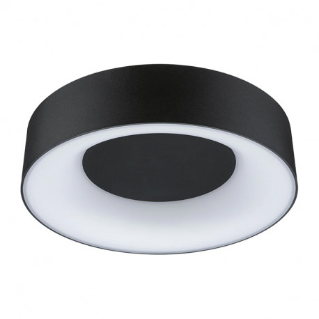 Plafonnier LED Casca Paulmann - Avec ampoule - 16W - 3000K - 1500lm - Noir mat