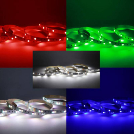 Ruban LED nu Miidex - 9W/m - RGB + W - 24Vdc - 5m - IP20 - Dimmable