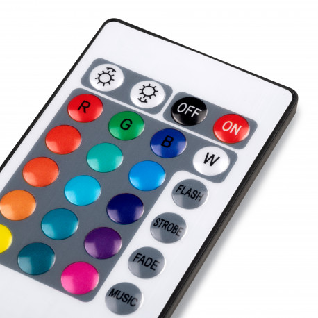 Emuca Kit de bande LED RGB Octans avec telecommande et contrà´le WIFI via APP (12V DC), 5 m, Plastique, 1 ut.