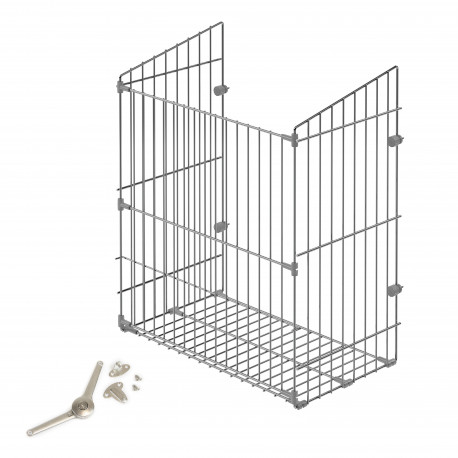 Panier à  linge Emuca - Pour module 450mm - Acier