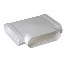 Té horizontal 90° Minigaine pour conduits rigides PVC - 60 x 200mm