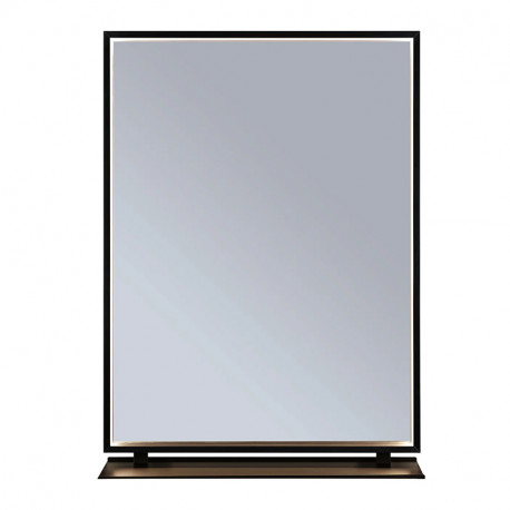 Miroir salle de bains LED Miro Paulmann - Rectangulaire - Tunable White - 11W - 180lm - Noir mat