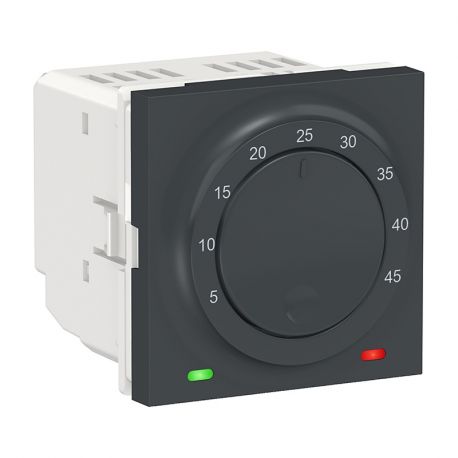 Thermostat pour plancher chauffant Unica - 10A - Anthracite