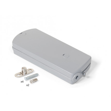 Mécanisme pour porte abattante Microwinch Emuca - 14 Kg - Acier et Plastique - Gris