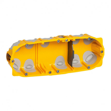 Boite d'encastrement Batibox Energy - Triple poste - Prof 40mm