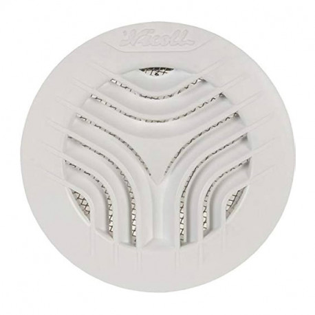 Grille d'aération pour tube PVC tuyau gaine ø100 avec moustiquaire blanche