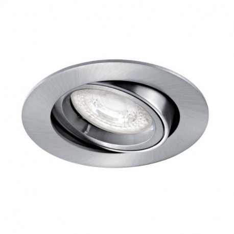Spot encastré basculant Speed 70 Aric - 230V - GU10 - 50W - Rond - Nickel - Sans ampoule