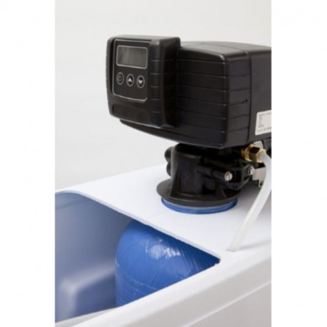 ósmosis Inversa Flujo Directo Descalcificador Agua 30L Bi-Bloque Con Válvula Fleck 5600 SXT - Para Casa O Cocina Industrial - Con Resina Purolite Grifo Brita