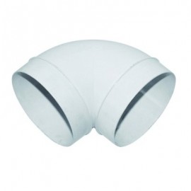 Coude à 90° CC 125 pour conduit rond PVC rigide - ø 125mm