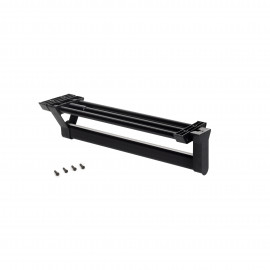 Porte-vêtements extractible Emuca - aluminium - Noir