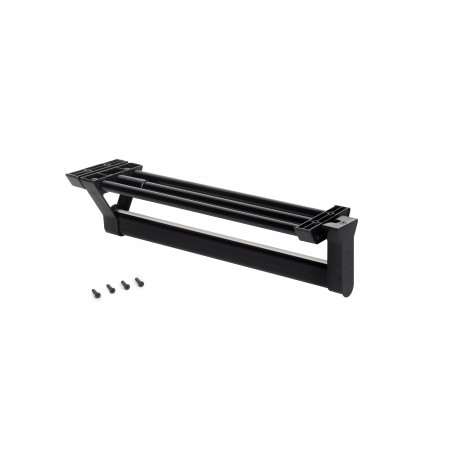 Porte-vêtements extractible Emuca - aluminium - Noir