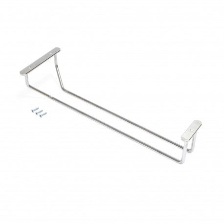 Porte-verres Supra pour meubles Emuca - Acier -Chromé