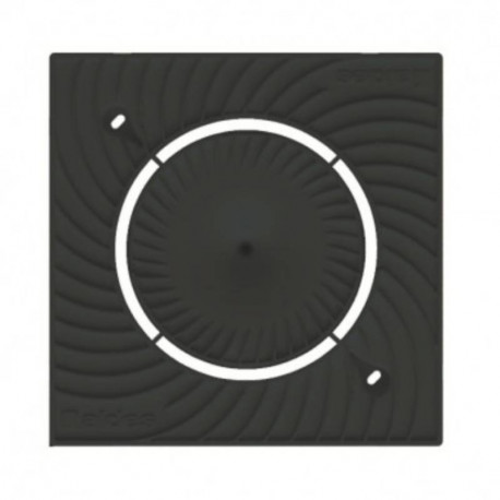Support plaque ColorLINE ø125mm Aldes - Noir