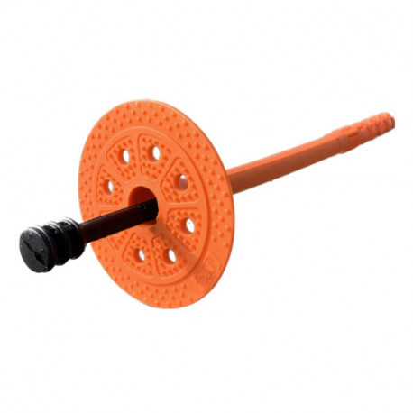 Boite de 200 chevilles ITE Ram - Ø 10mm - L120mm - Ep. isolant 60-70mm - Avec clou polyamide
