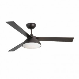 Ventilateur de plafond Rodas LED - 28m² - Moteur DC - Marron