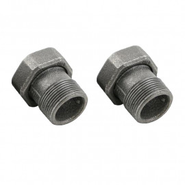 Jeu de 2 raccords unions Grundfos - RU R 1"1/4 - Fonte
