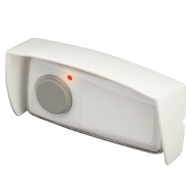 Bouton de sonnette sans fil Urmet - Portée 200m - IP54 - Blanc