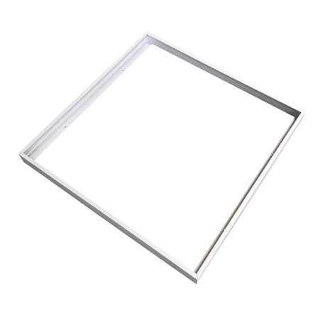 Cadre saillie Luxolum - pour dalle LED - 600 x 600 mm - Blanc