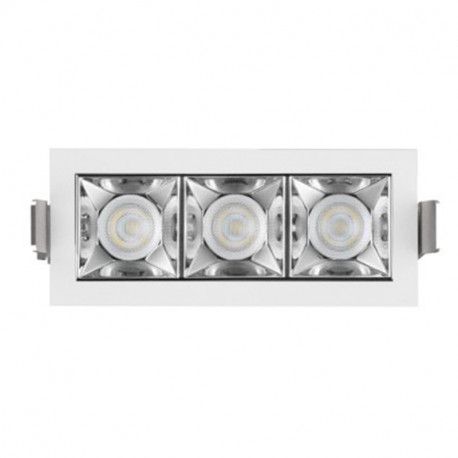 Plafonnier LED intérieur blanc Be-Led - 9W - 500LM - 105x45 - 3000K - Dimmable