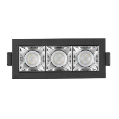 Plafonnier LED intérieur noir Be-Led - 9W - 500LM - 105x45 - 3000K - Dimmable