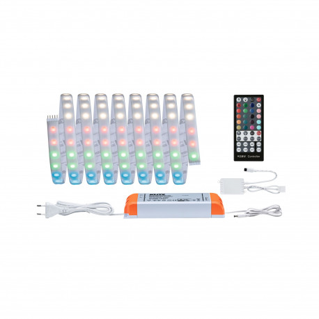 MaxLED 1000 ruban LED RGBW Kit de base 3m IP44 33W 1000lm/m 72LEDs/m RGBW 75VA