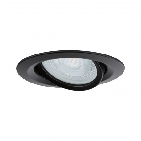 Spot encastré Nova Plus Paulmann - GU5.3/GU10 - 35W - Orientable - Noir mat - IP65